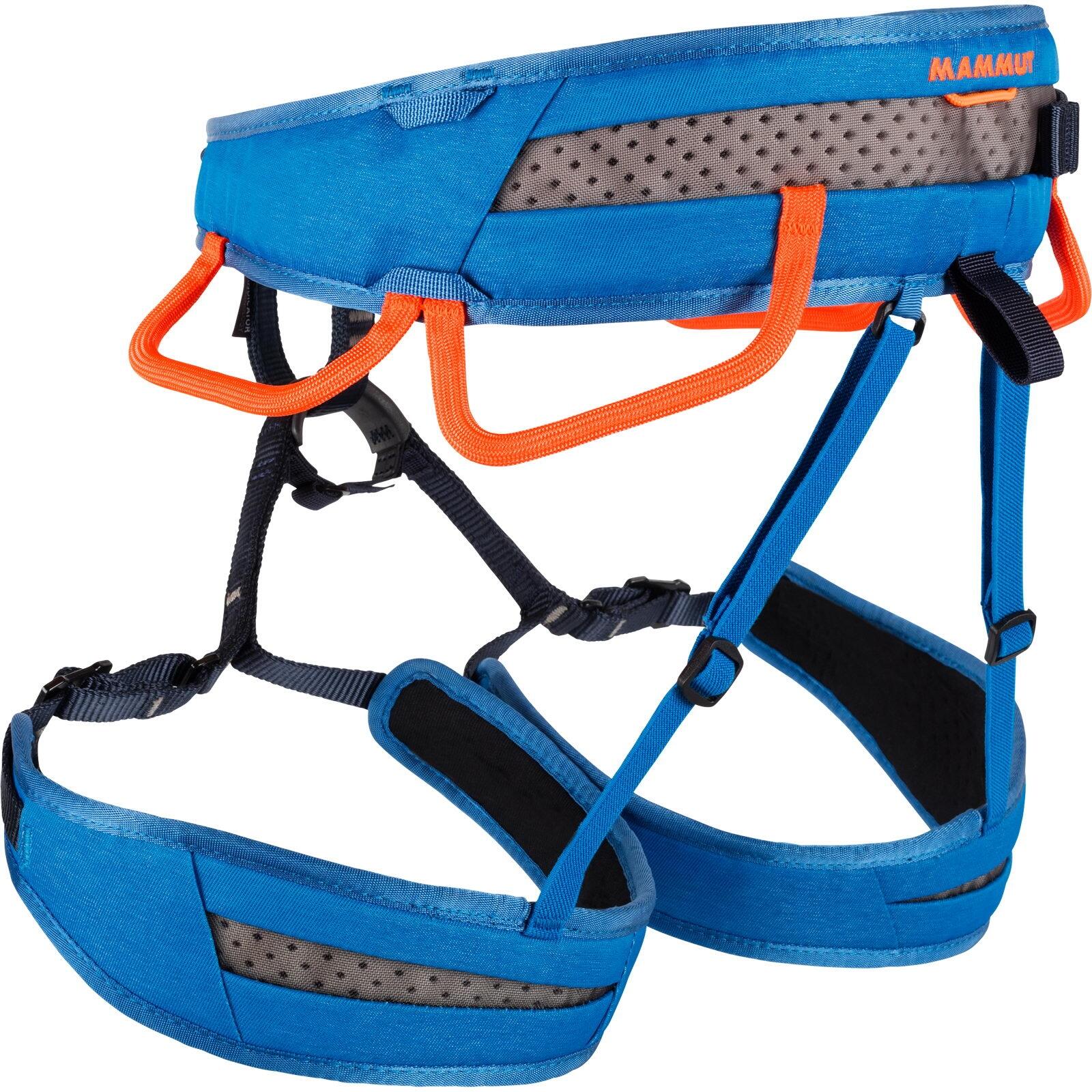 Harnais Mammut Ophir Fast Adjust unisexe, double sangle, 4 kN Dark Gentian/Orage 2/7