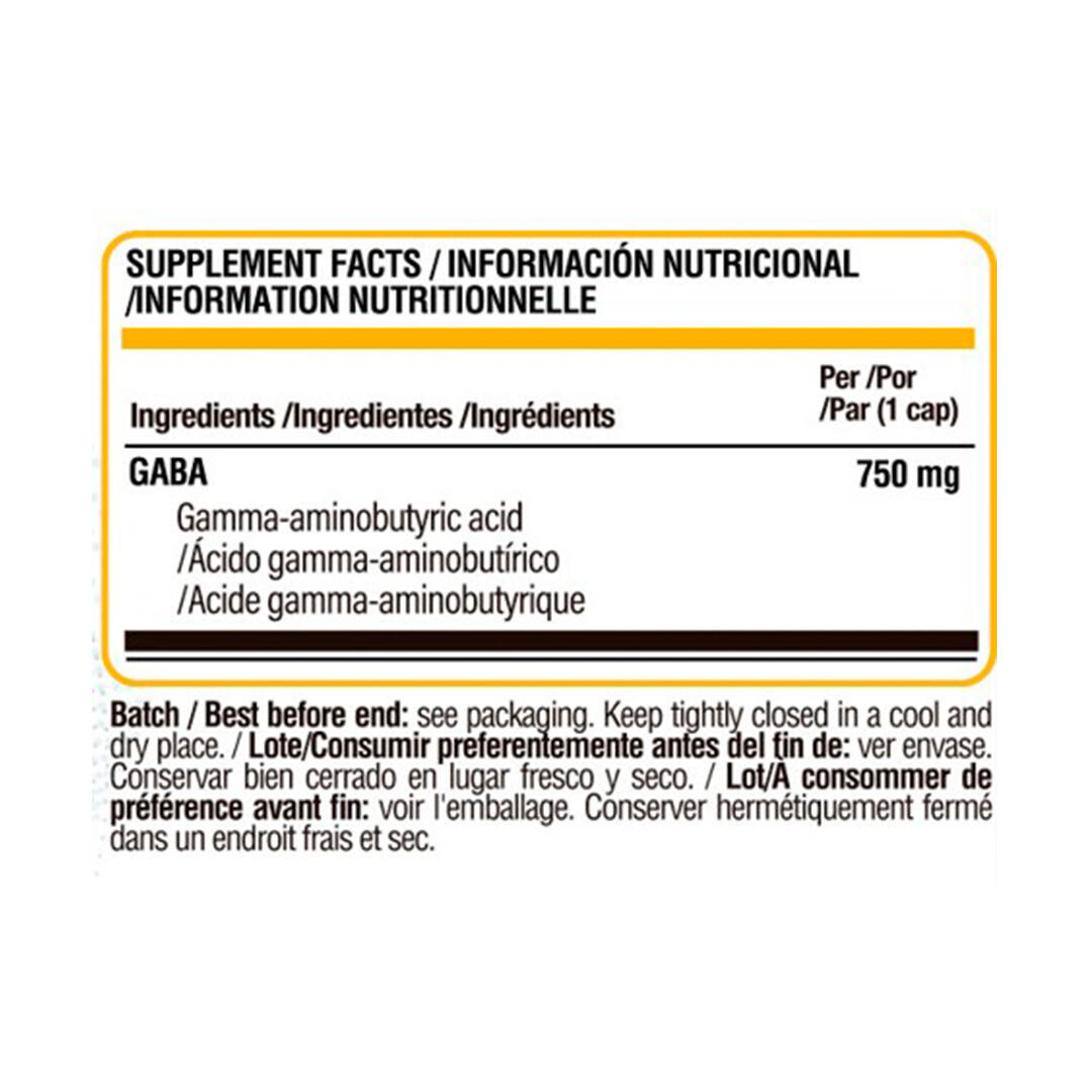 Gaba 750 mg – 90 vegane LifePRO-Kapseln 3/4
