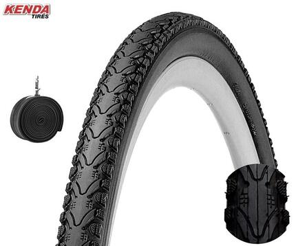 Reifen Kenda 28x15/8x1 3/4+Schlauch, Fahrradreifen 28 x 15 trekking mtb EV