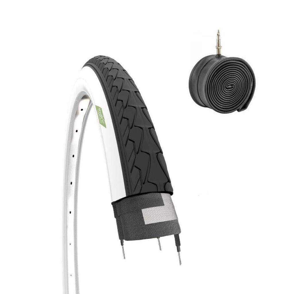 Tyre 700x35C (37-622)+inner tube, pneum. trekking 700 x 35C (28 5/8 3/8) EV