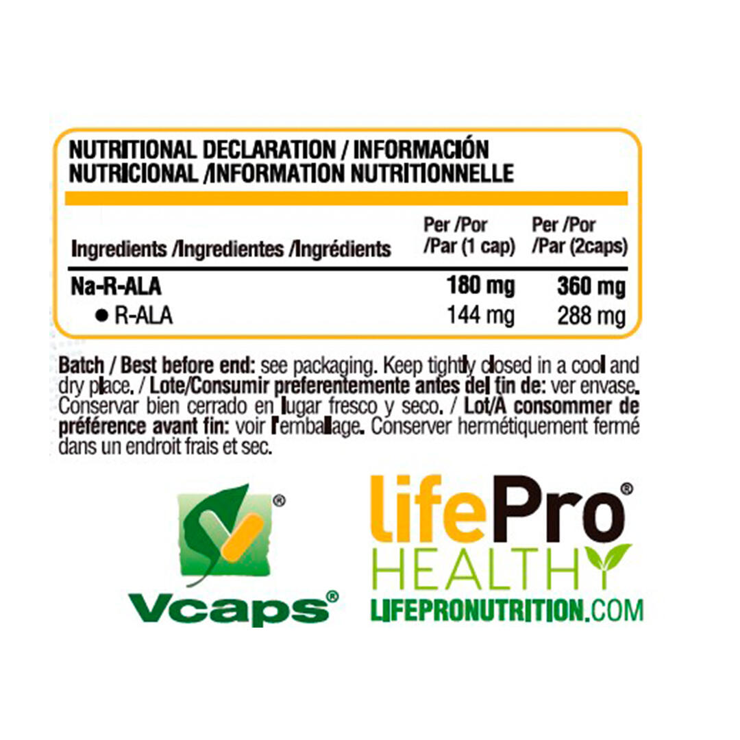 probióticos Life Pro Essentials NA-R-ALA 60 caps. 3/4