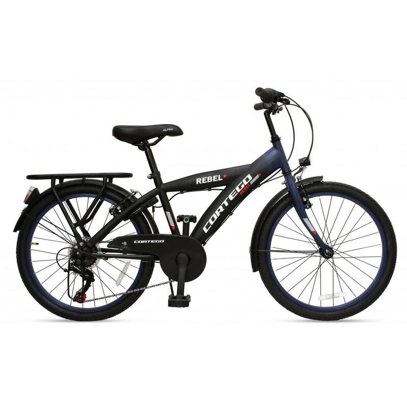 Cortego Rebel Vélo pour Garçon 26 Pouces Bleu - 7 Vitesses