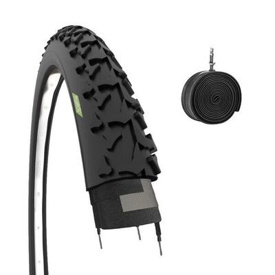 Copertone 26x1.90 (50-559) + camera. pneumatico 26 x 1.90 gomme bici mtb 26 EV