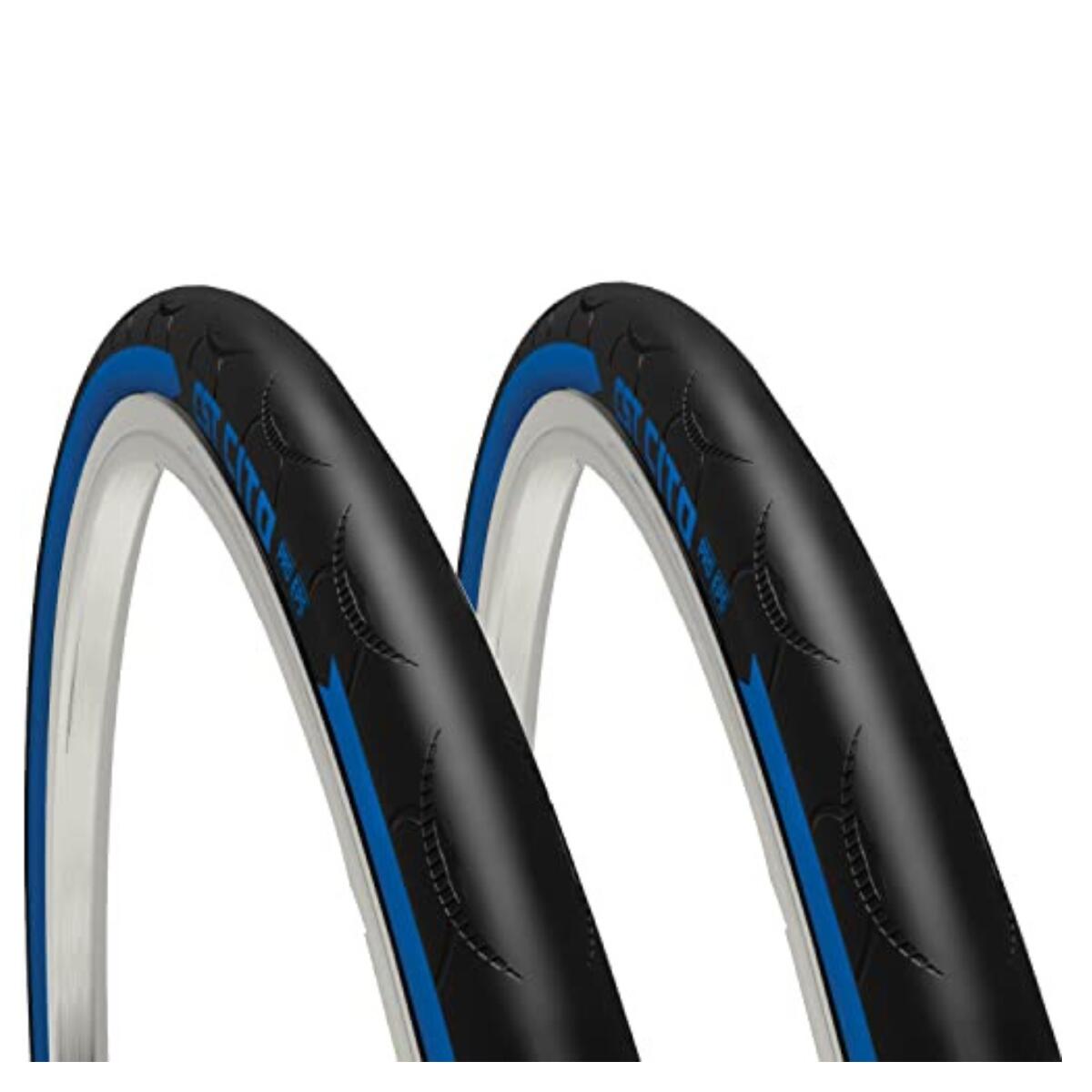 CST 2 copertoni 700x23C (23-622), pneumatici bici corsa 700 x 23C 170 tpi gomma EV
