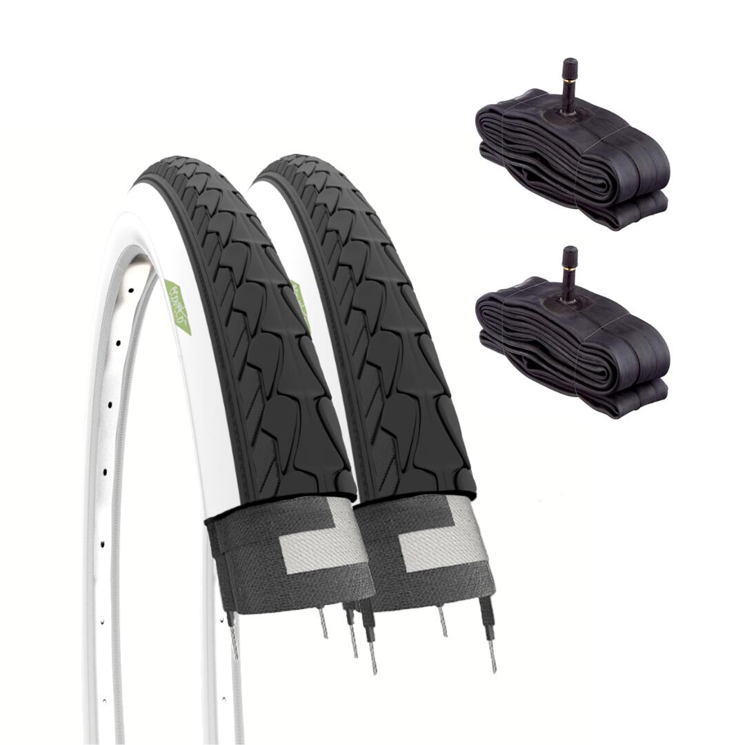 ECOVELO 2 copertoni 700x35C (37-622) 28x1.35 + camere, bike 700 x 35C (1 5/8 x 1 3/8) EV