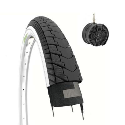 Band 24x1.75 (47-507)+binnenband, band 24 x 1.75 graziella dames ev