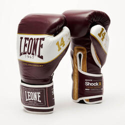 LEONE gants de boxe SHOCK X bordeaux 10 oz