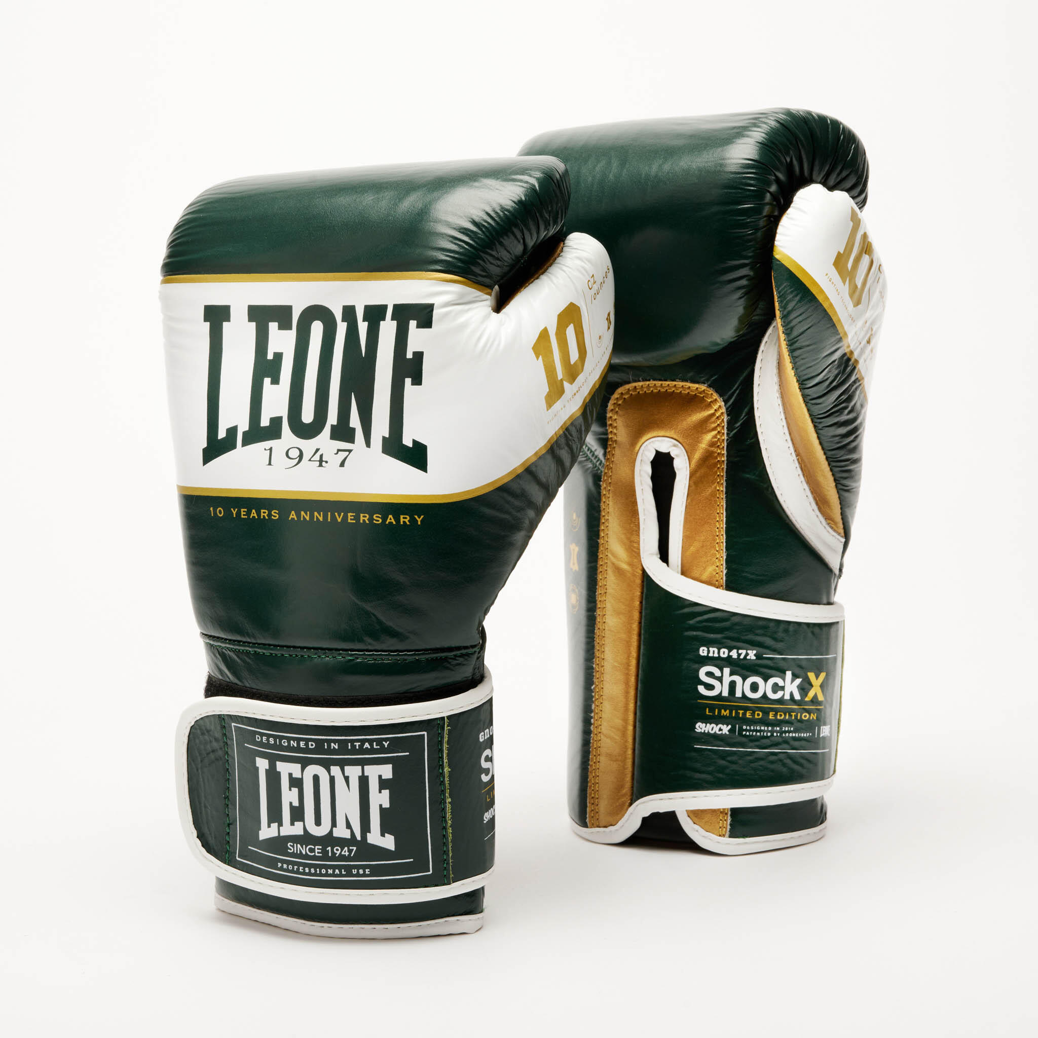 Leone 1947 - Leone Gants De Boxe Shock X Vert 16 Oz - Gants De Boxe - Vert - 16 Oz - Decathlon