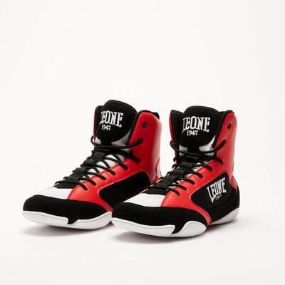 Bota de Boxeo Leone1947 PREMIUM rojo/47