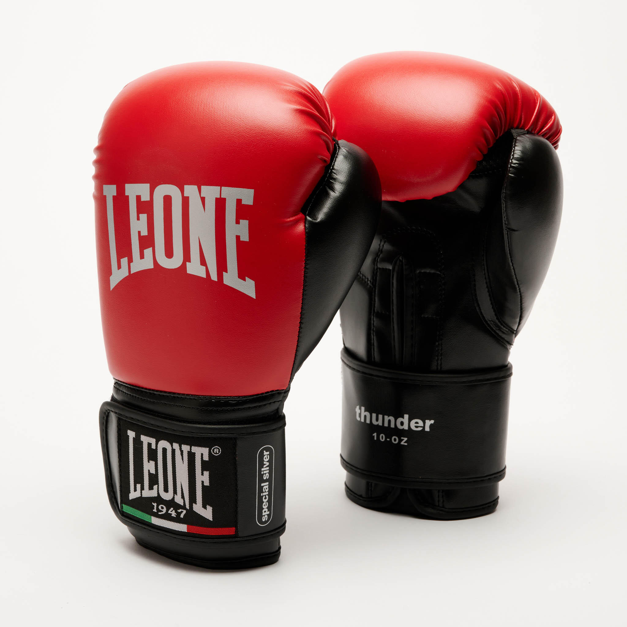 LEONE 1947 Guantes de Boxeo Leone1947,  THUNDER rojo/10ozM