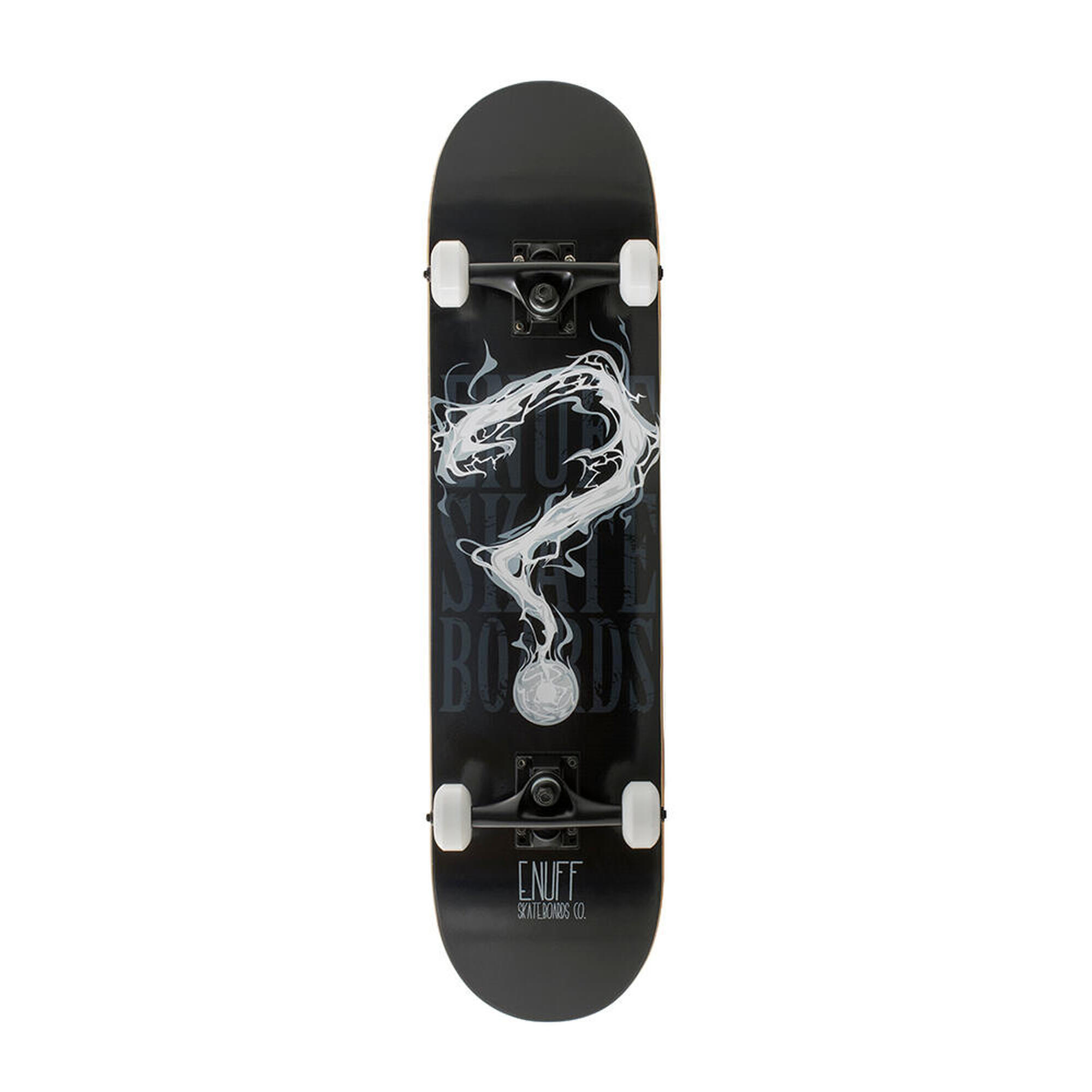 Enuff Skateboards - Enuff Pyro Ii 7.75"x31.5" Noir/blanc Skateboard - Skateboard Complet - Blanc|noir - 7.75" - Decathlon