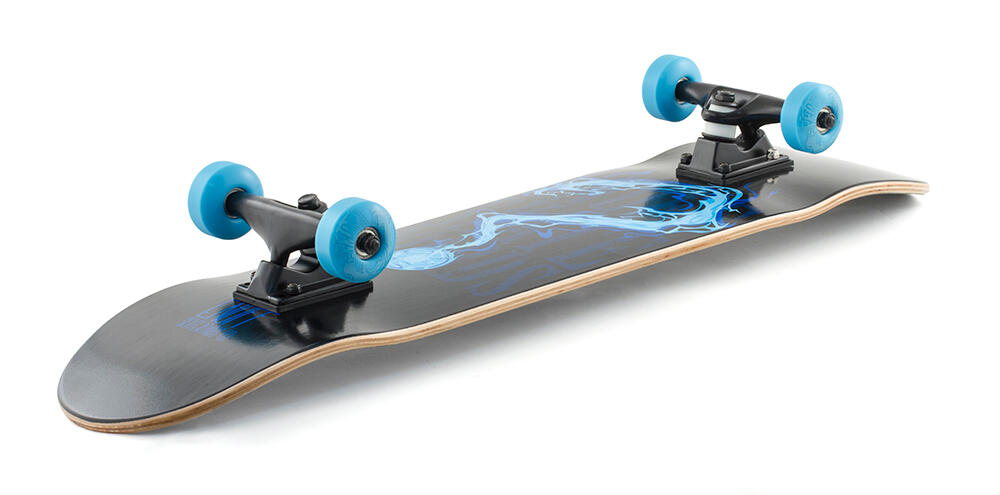 Enuff Pyro II 7.75"x31.5" Schwarz/Blau Skateboard 2/3