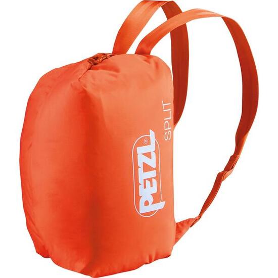 Seilrucksack Split red orange