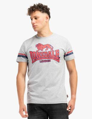 Camiseta para Hombre Lonsdale Methley Gris
