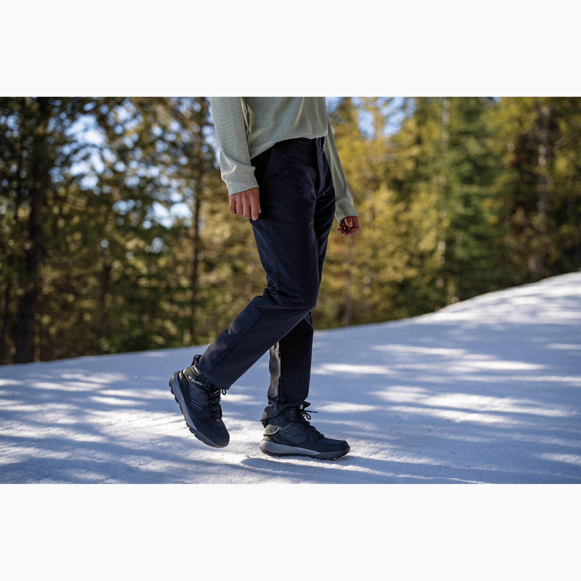 Calças de trekking para homem Columbia Black Mesa Warm 5/5