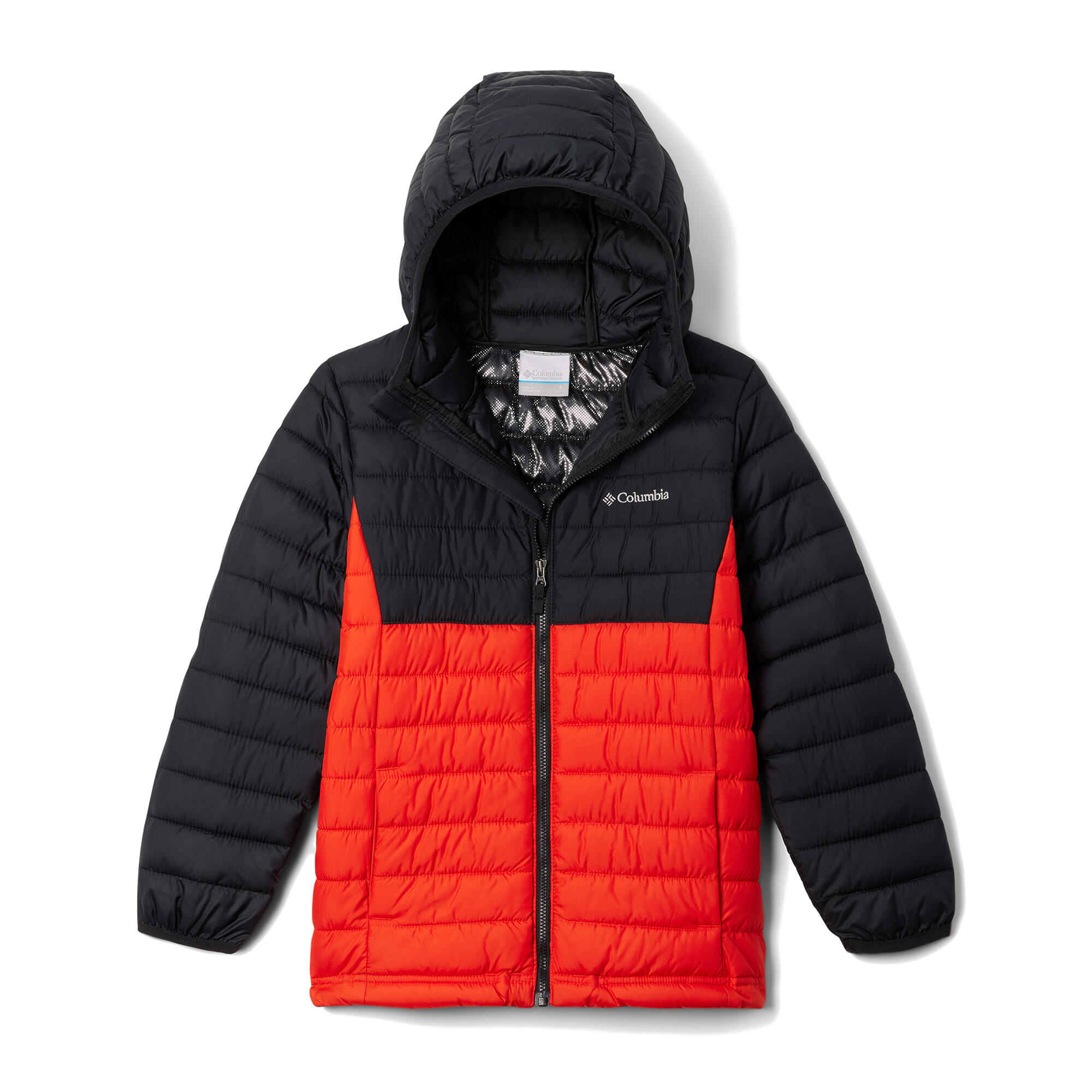 Columbia - Doudoune Enfant Columbia Powder Lite Ii Hooded - Blouson - Rouge - Decathlon