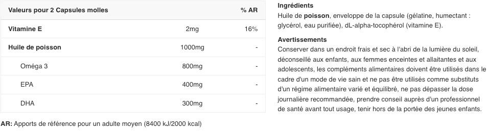 Oméga 3 - My Omega 3 - 90 Capsules molles 2/2
