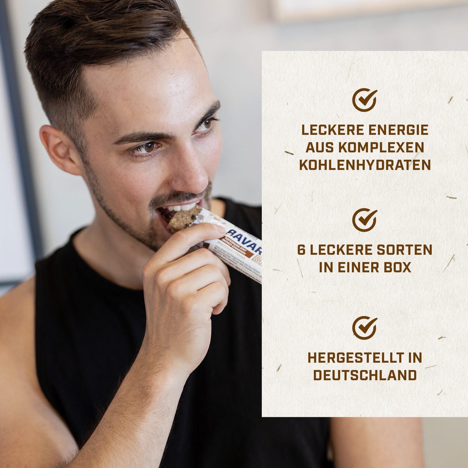 Energie-Riegel Haferriegel Müsliriegel Bavarian Bar Selection Box 12 x 50 g 6/7