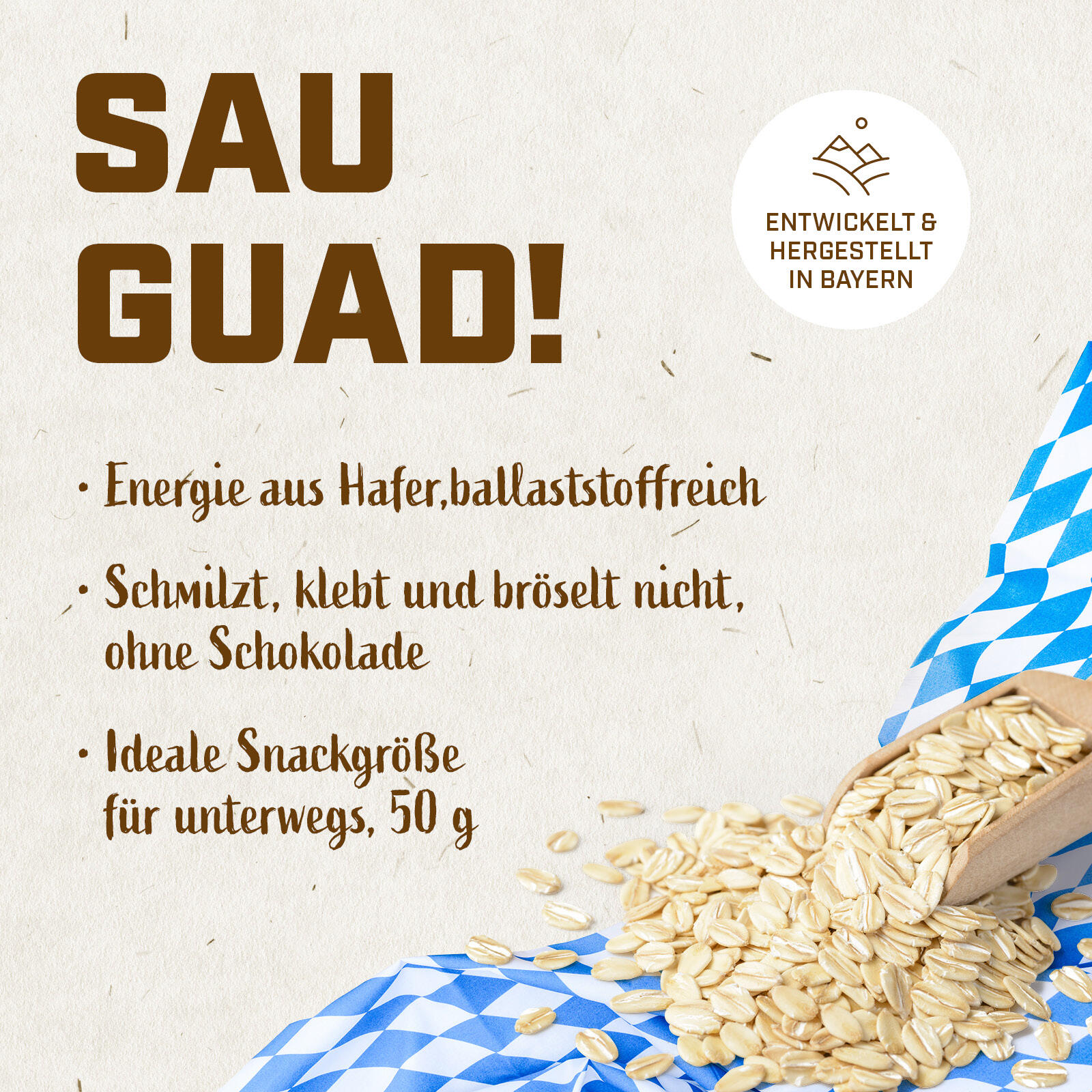 Energie-Riegel Haferriegel Müsliriegel Bavarian Bar Selection Box 12 x 50 g 3/7