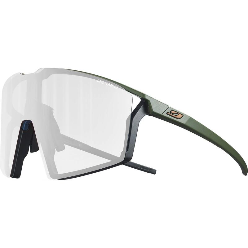 Okulary rowerowe Julbo Edge - khaki/czarny | Spectron cat 3 Cf + cat 0