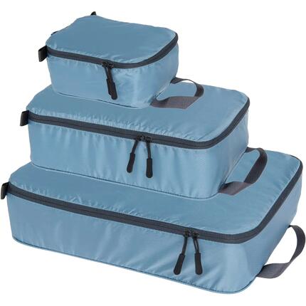 Zestaw organizerów Cocoon Packing Cube Light - Discrete Set - ash blue