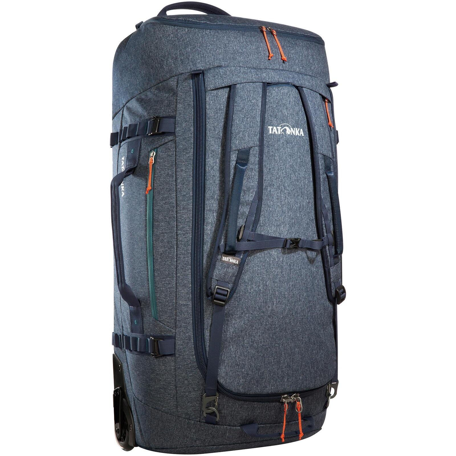 TATONKA faltbare Rollen-Reisetasche Duffle Roller 105 navy
