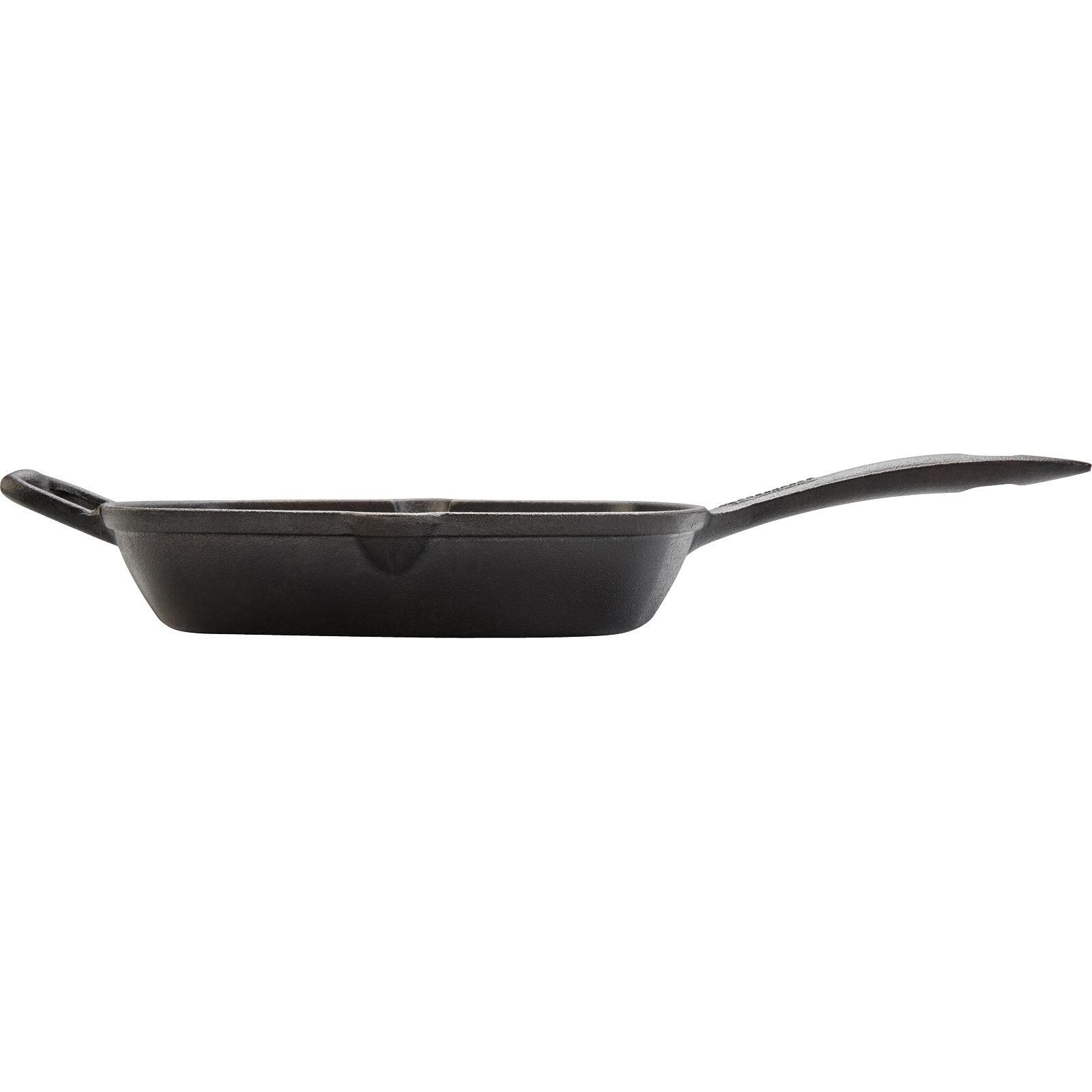 Grillpfanne Gusseisen Pfanne Nabro Bratpfanne Griff Quadratisch 28 cm 6/6