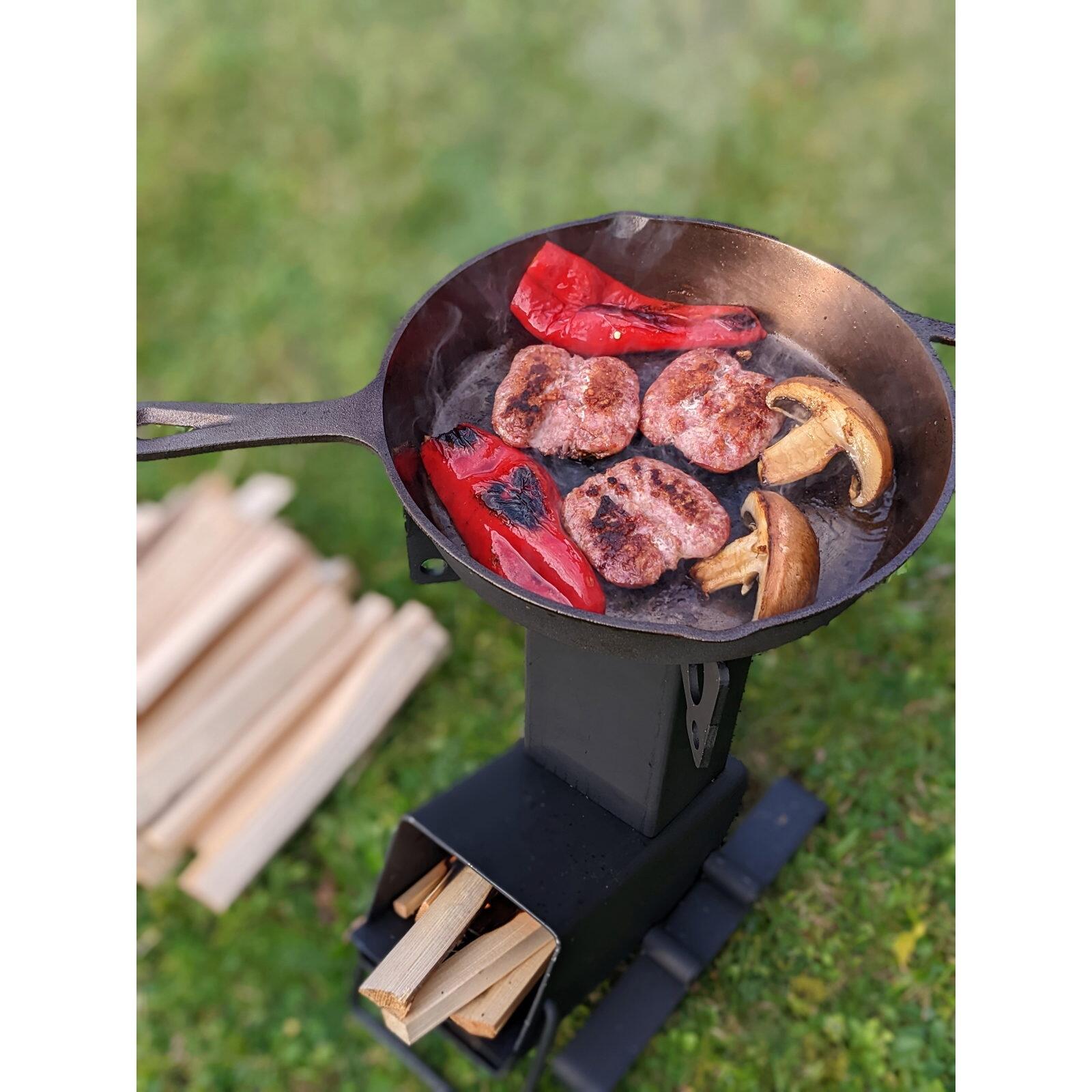 Origin Outdoors Poêle en fonte Ø 26 cm -Polie 7/7