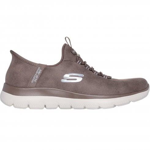 Zapatillas Deportivas Caminar Mujer Skechers 150254_BRN Topo con Cordones 7/7