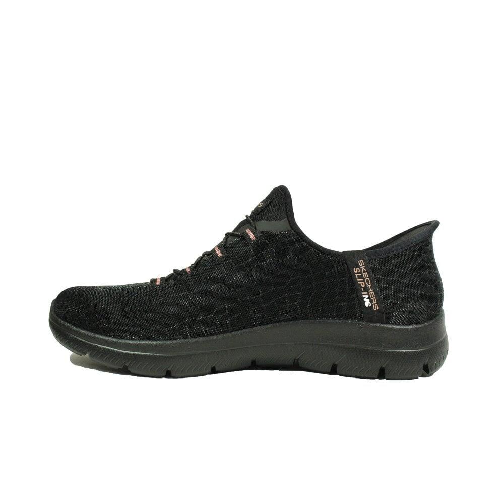 Baskets FEMME Skechers Slip-ins Summits Classy Night NOIR 6/7