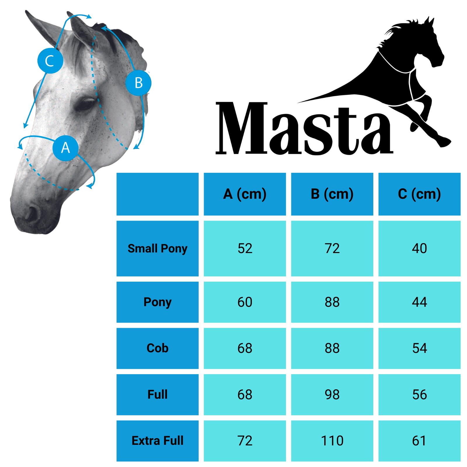 Fly mask with ear and nose protection 5/5