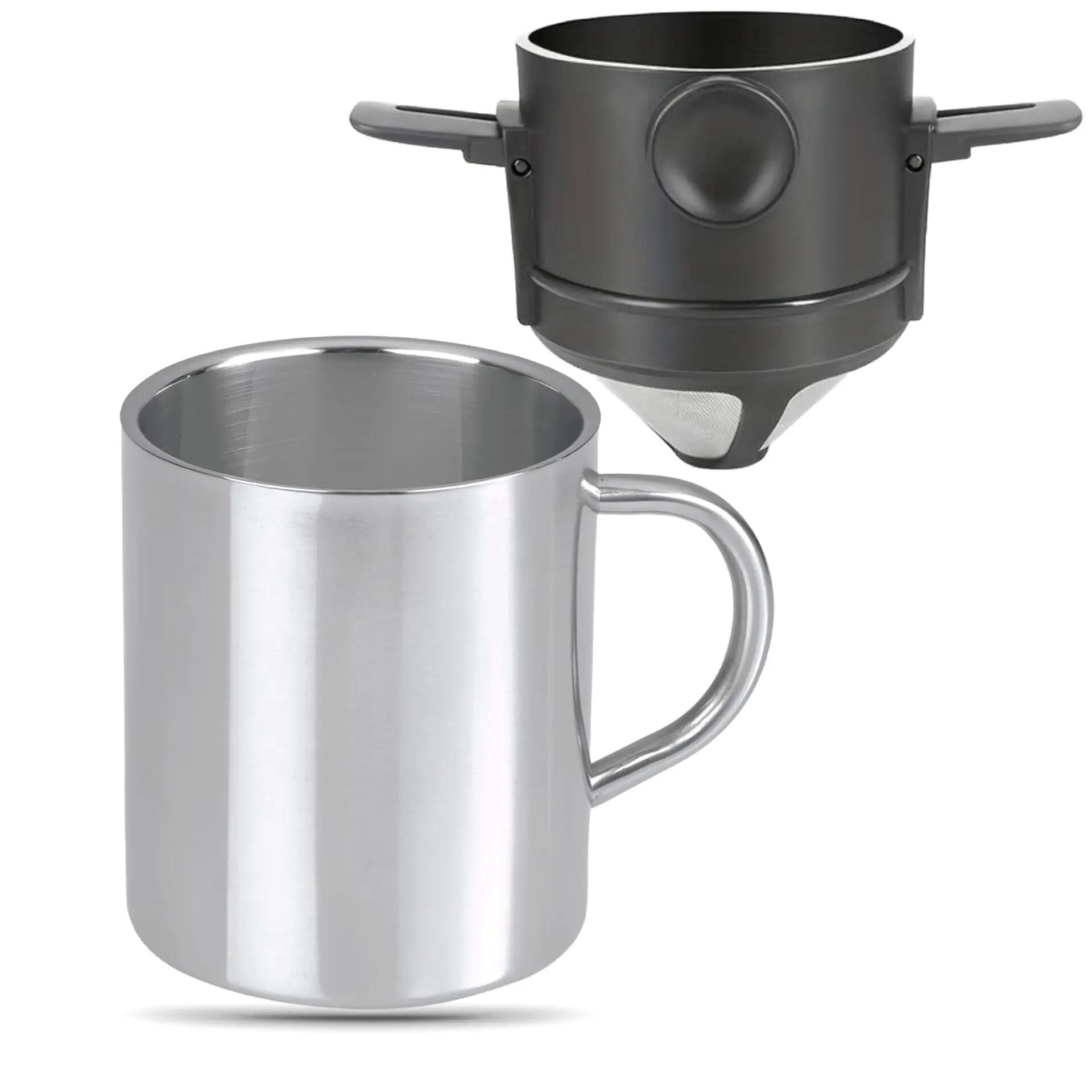 Kaffee Filter Becher Aufsatz Espresso 3/6