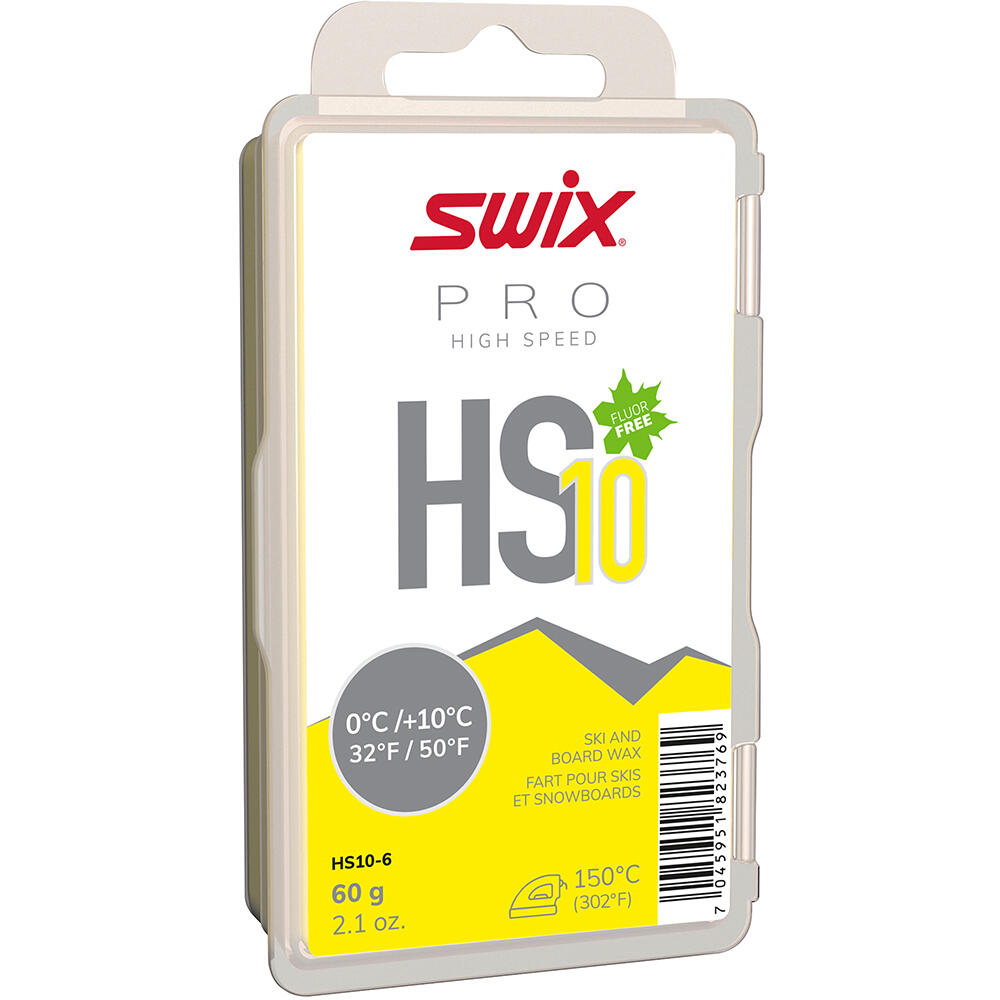 Ceară SWIX HS10 Yellow 0°C/+10°C (60g)