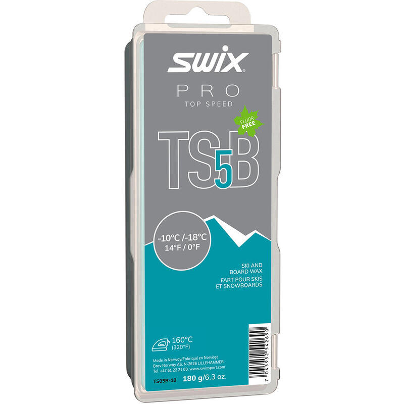 Ceară SWIX TS5 Black -10°C/-18°C (180g)