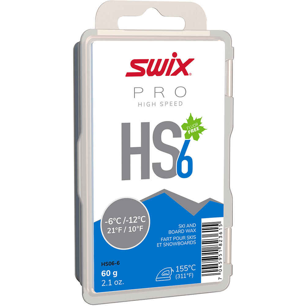 Ceară SWIX HS6 Blue -6°C/-12°C (60g)