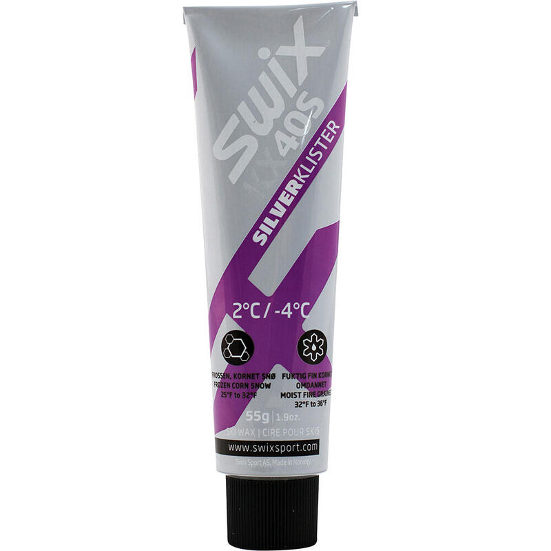 Ceară Klister SWIX KX40S Silver +2°C/-4°C