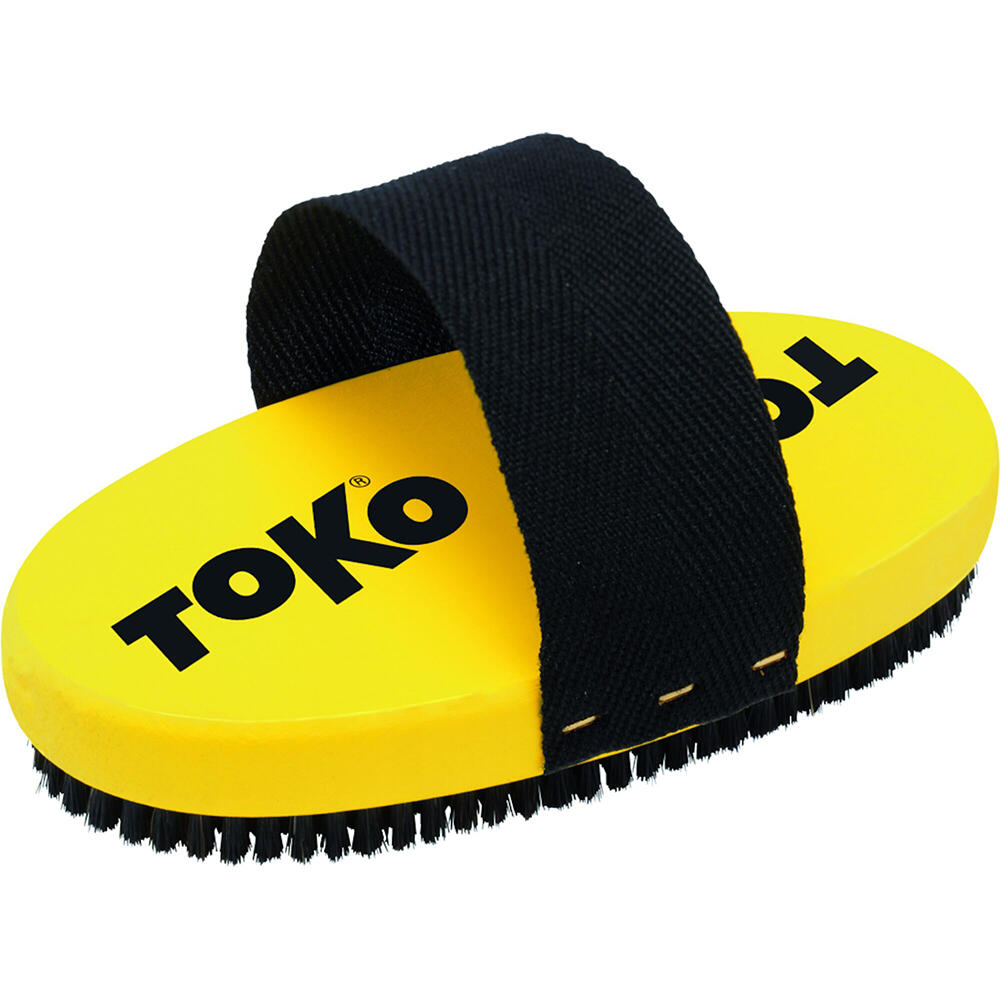 Perie TOKO Base Brush oval Horsehair with strap