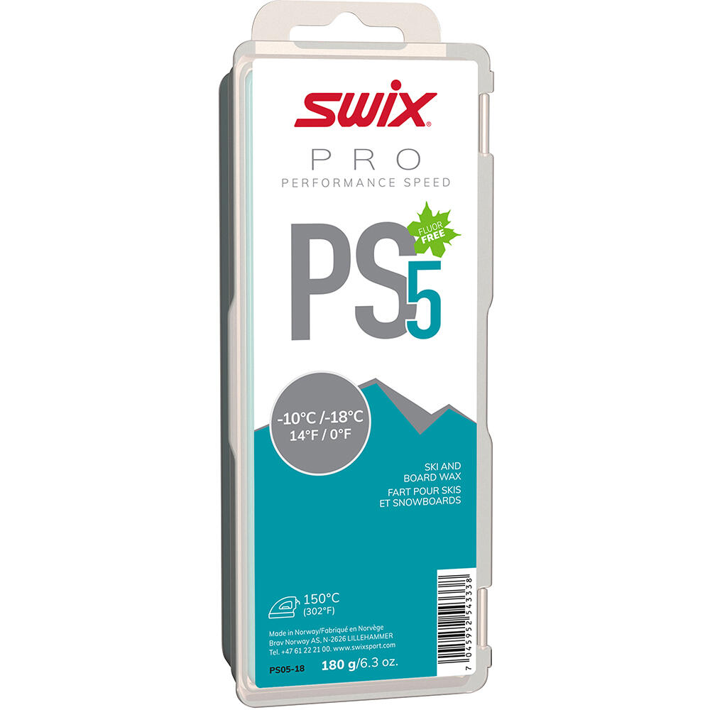 Ceară SWIX PS5 Turcoaz -10°C/-18°C (180g)
