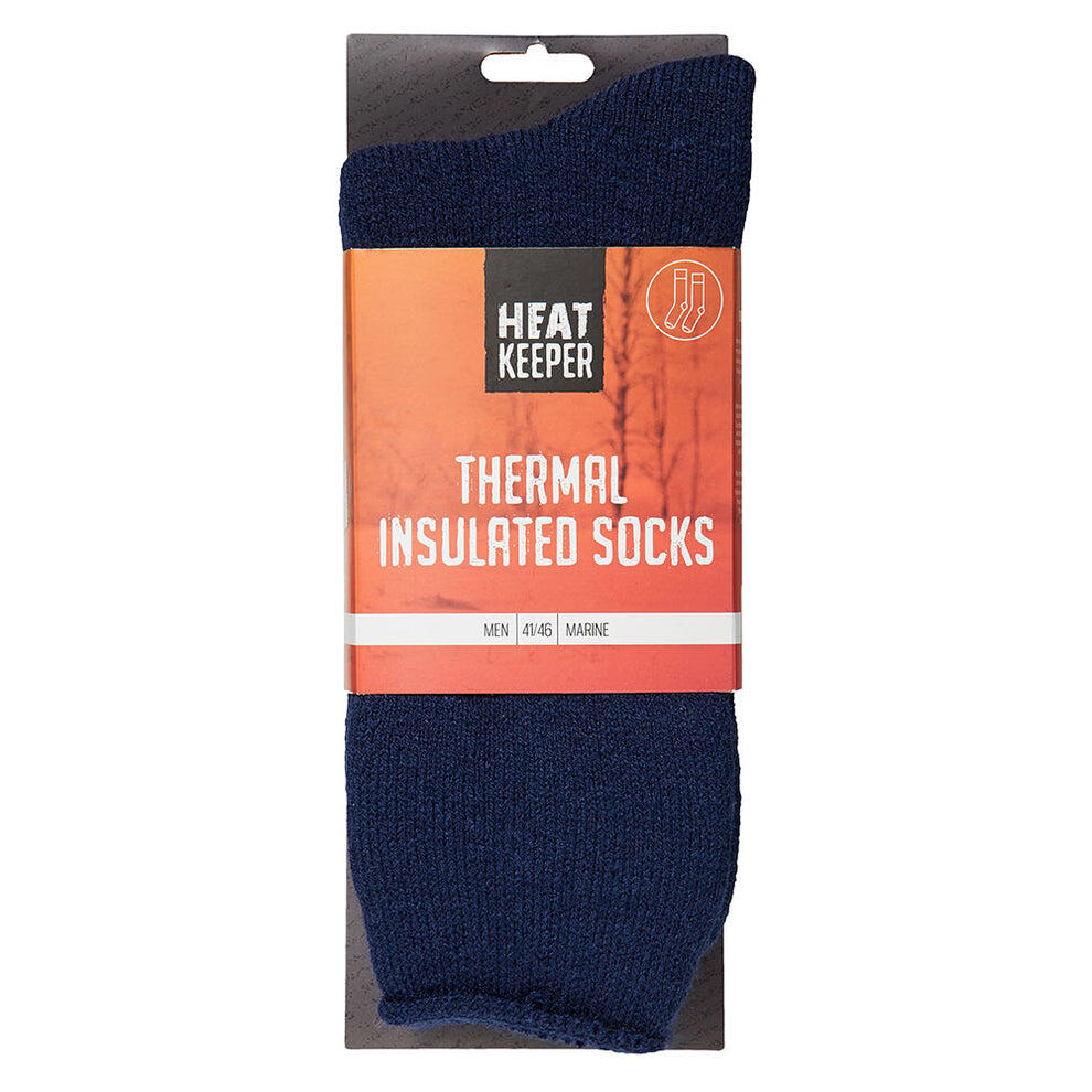 Heatkeeper - Calzini termici da uomo - Blu Navy - 1 paio - Calzini termici da 4/7