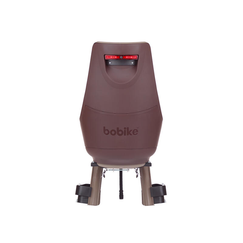 Siège Arrière Vélo Exclusive Maxi Plus LED Porte-Bagages-Bagages Toffee Brown