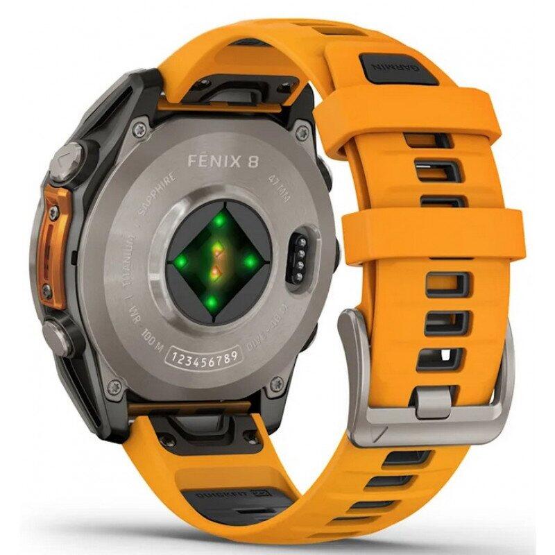 GPS-Multisportuhr Garmin Fenix 8 47mm SAPPHIRE AMOLED Titanium 6/6