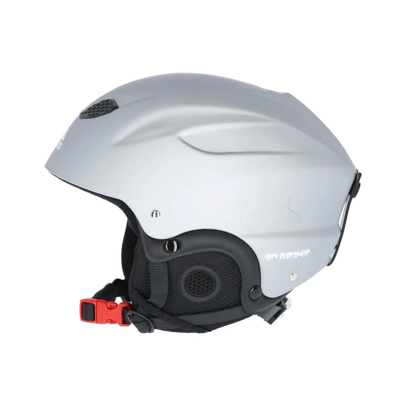 Kinder Unisex Burlin Sneeuwsport Helm (Zilver)