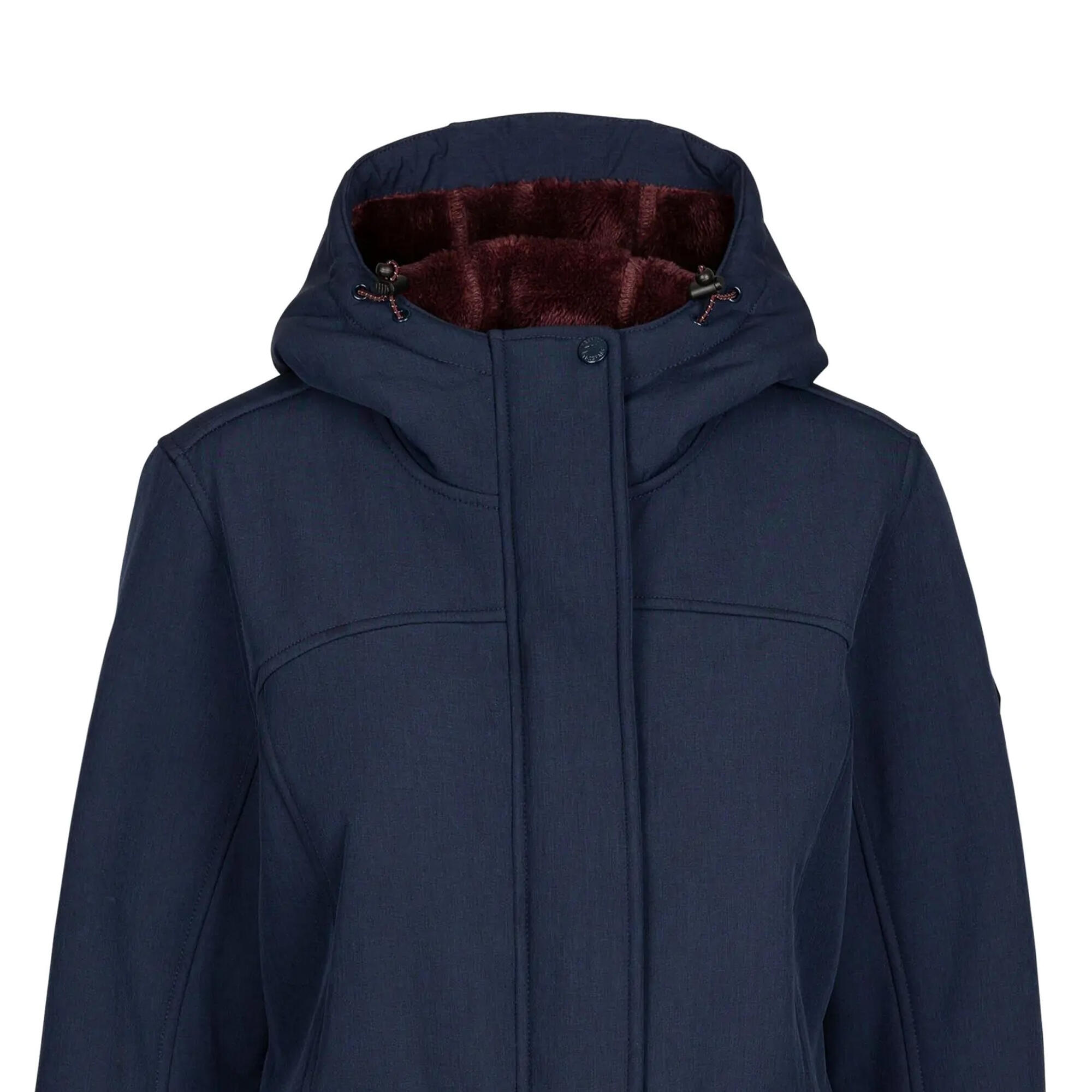 Veste Softshell Femme Trespass Eckwood - 3 Poches Zippées, Coupe Mid-length, Imperméable Et Coupe-vent - Neuf Avec étiquettes