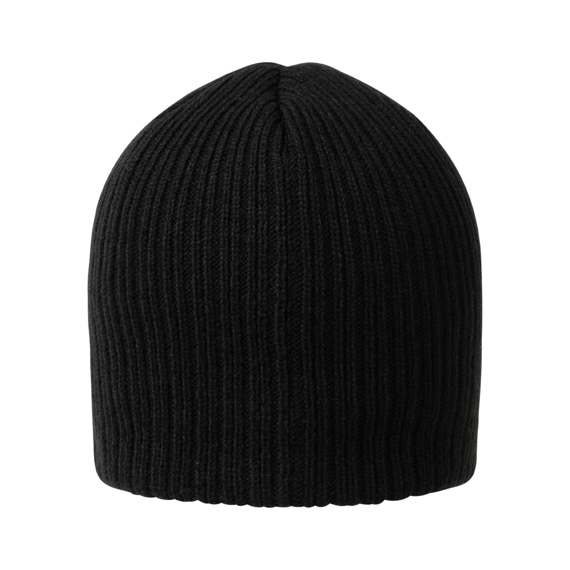 Stagger Beanie Strickmütze Herren Schwarz 2/4
