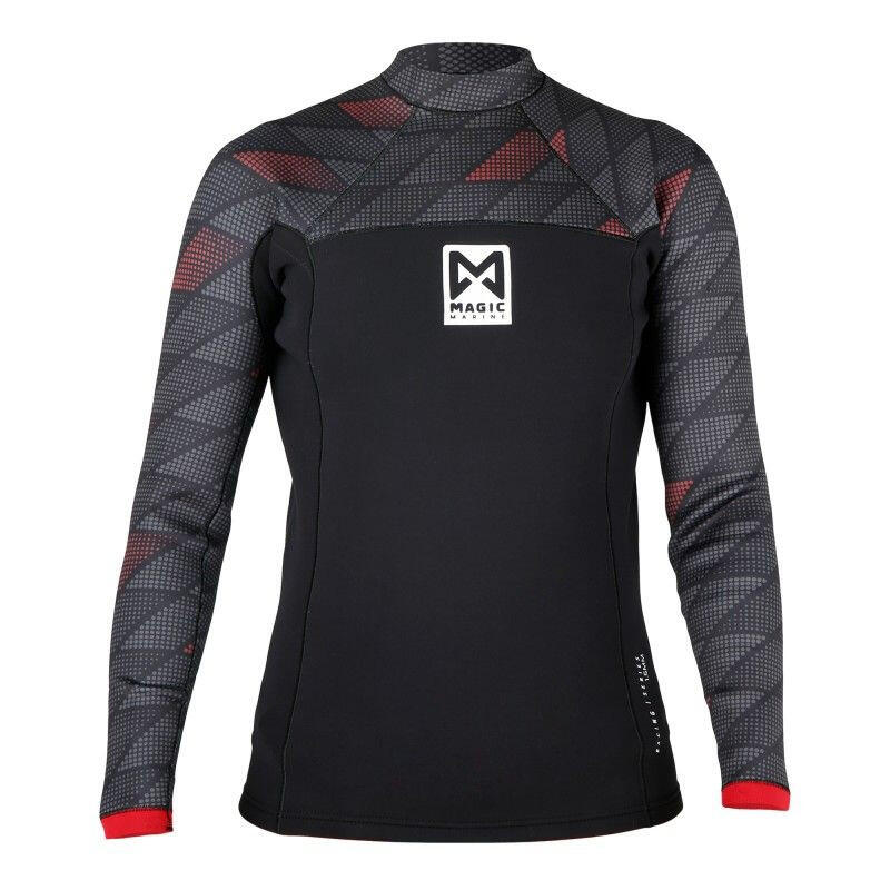 MAGIC MARINE 2022 Gilet Da Corsa In Neoprene Flatlock Da Corsa Uomo Estate 1.5mm - Nero