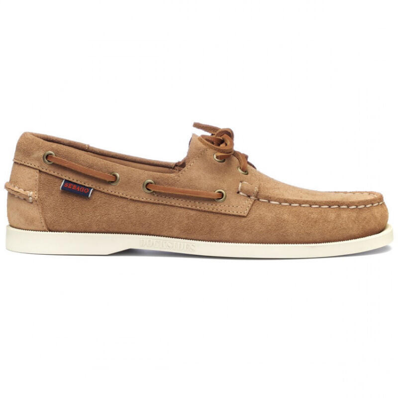 SEBAGO Portland Scarpa da barca in pelle scamosciata beige rimpolpata SEBAGO