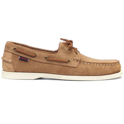 Portland flesh out beige suède leren bootschoen sebago