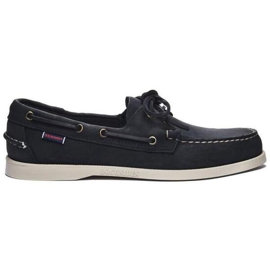 Herren-Bootsschuh DOCKSIDES Portland Crazy Navy Blue