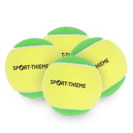 Methodik-Tennisbälle Soft Fun 4er Set Tennis Unisex Gelb-Grün