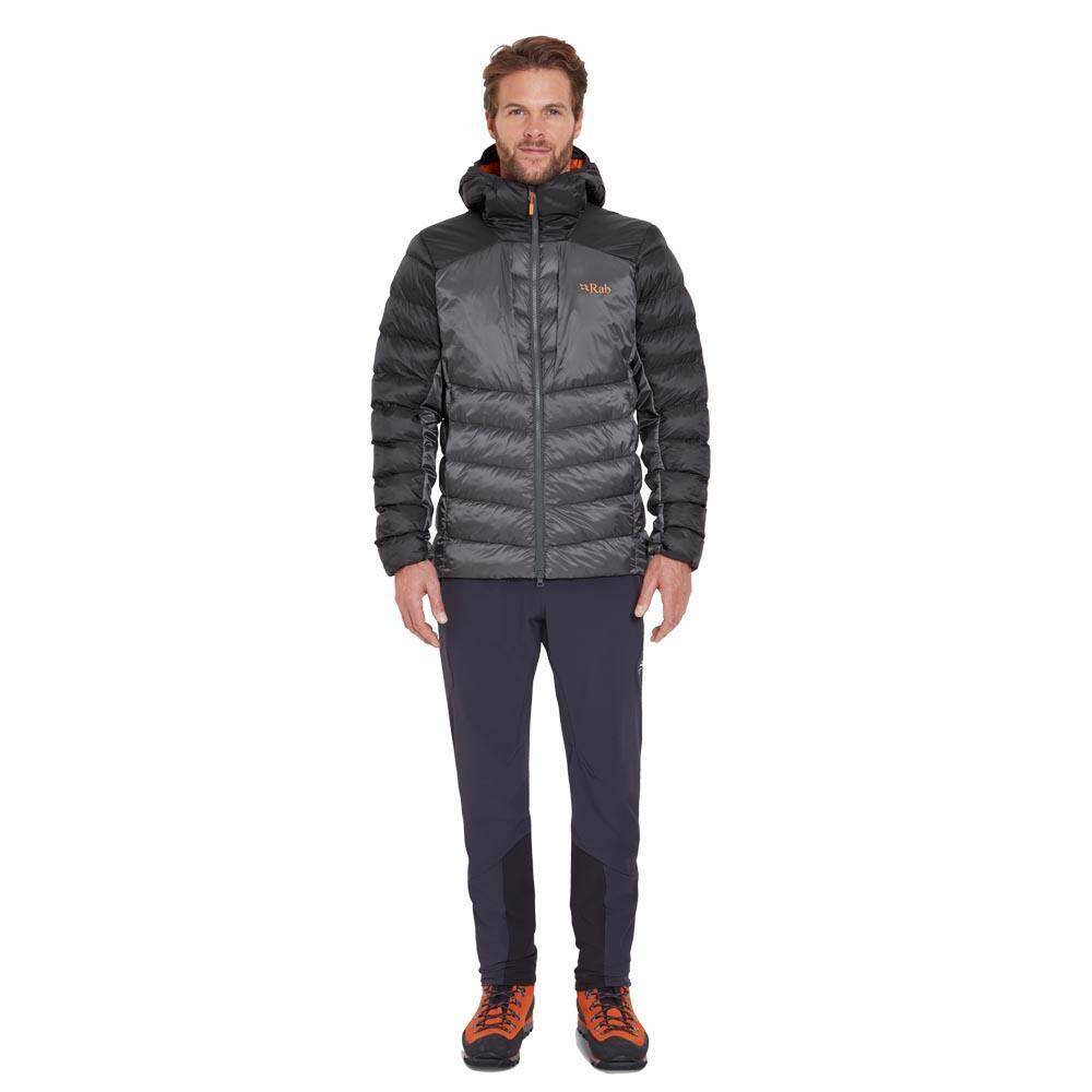 Rab Men's Cirrus Ultra Insulated Hooded Jacket Anthracite/Graphene -  5